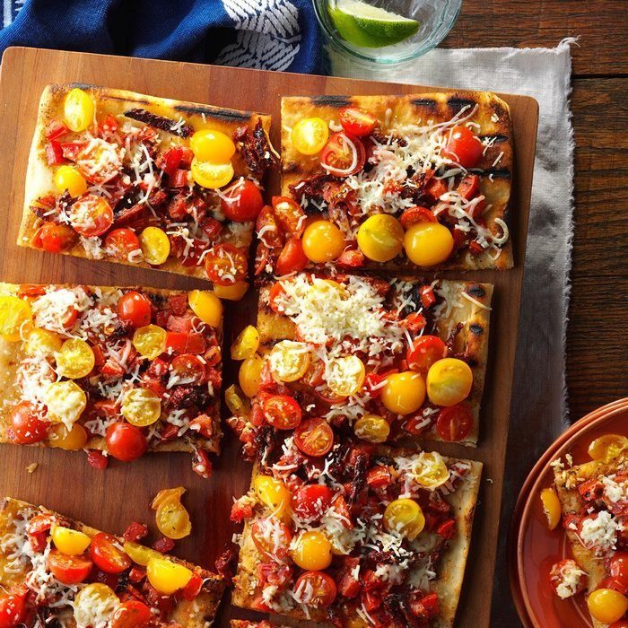 Triple Tomato Flatbread recipe