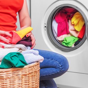 Laundry hacks - washing coloured clothes
