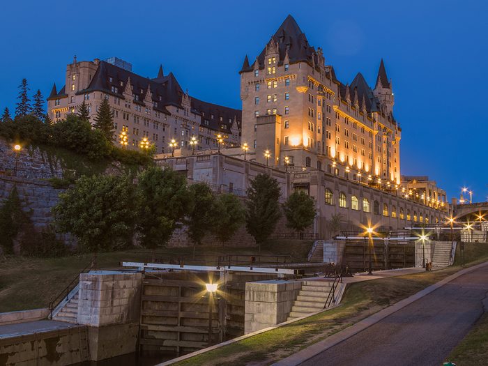 Most haunted places in Canada - Fairmont Chateau Laurier in Ottawa