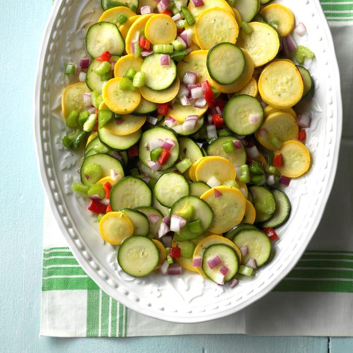 Summer Squash Recipes - Sweet & Sour Squash Salad