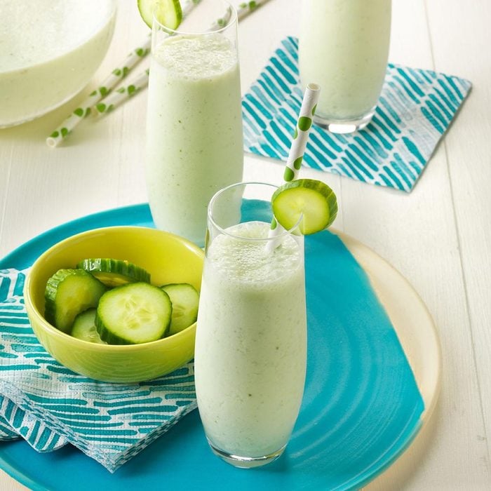 Cucumber-Melon Smoothies