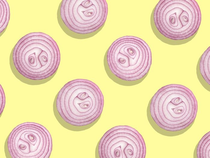 Foods you should be eating raw - red onion slices