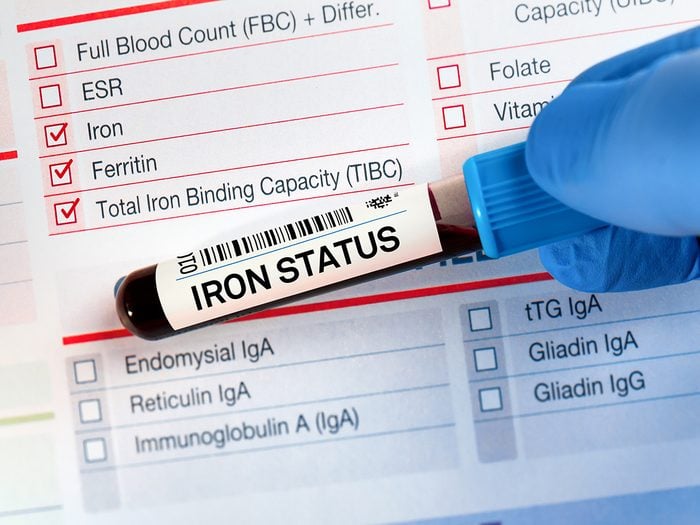 Medical trivia - iron in blood