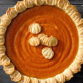 Fall Pie Recipes - Autumn Harvest Pumpkin Pie