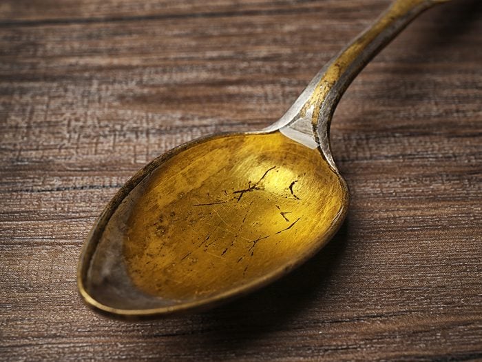 Home remedies - cod liver oil on spoon