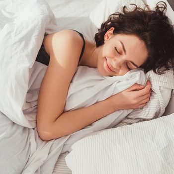How to get a good night's sleep - woman sleeping well