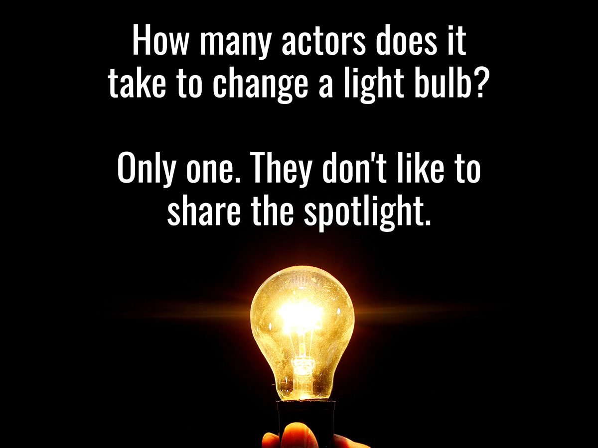 Light Bulb Jokes - Actors