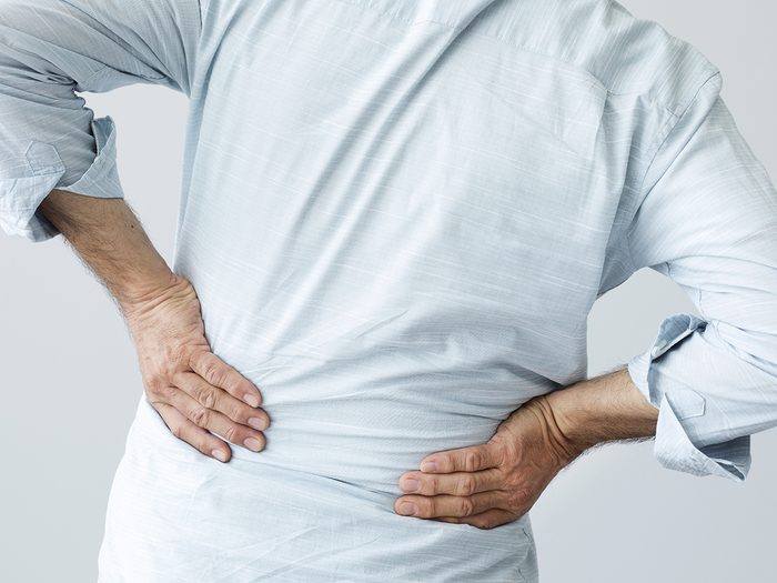 Medical mystery - senior man back pain