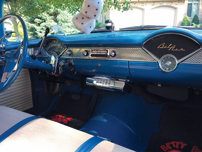 1955 Chevy Bel Air interior
