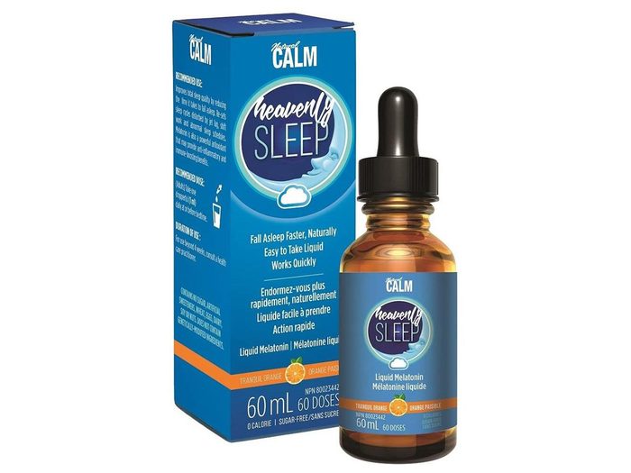 Sleep aids - Natural Calm liquid melatonin