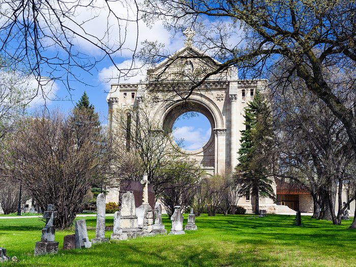 St Boniface Cathedral Cemetery - Winnipeg, Manitoba