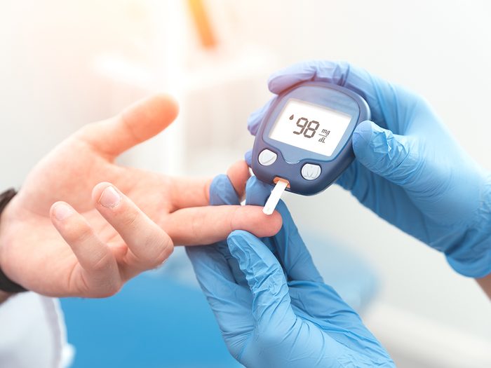 Too much salt - diabetes blood sugar reading