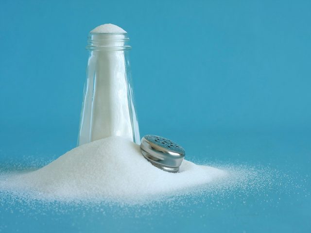 Too much salt - overflowing salt shaker