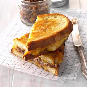 Gourmet Grilled Cheese with Date-Bacon Jam