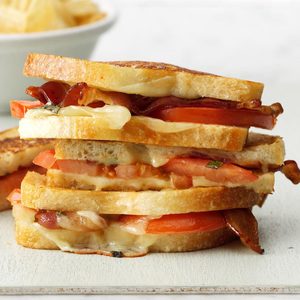 Grilled Bacon-Tomato Sandwiches