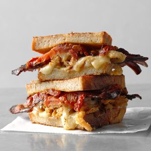 Grilled Cheese, Bacon and Oven-Dried Tomato Sandwich