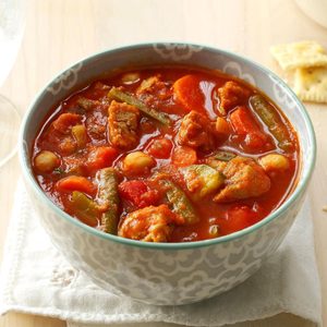 Pressure-Cooker Turkey Vegetable Soup