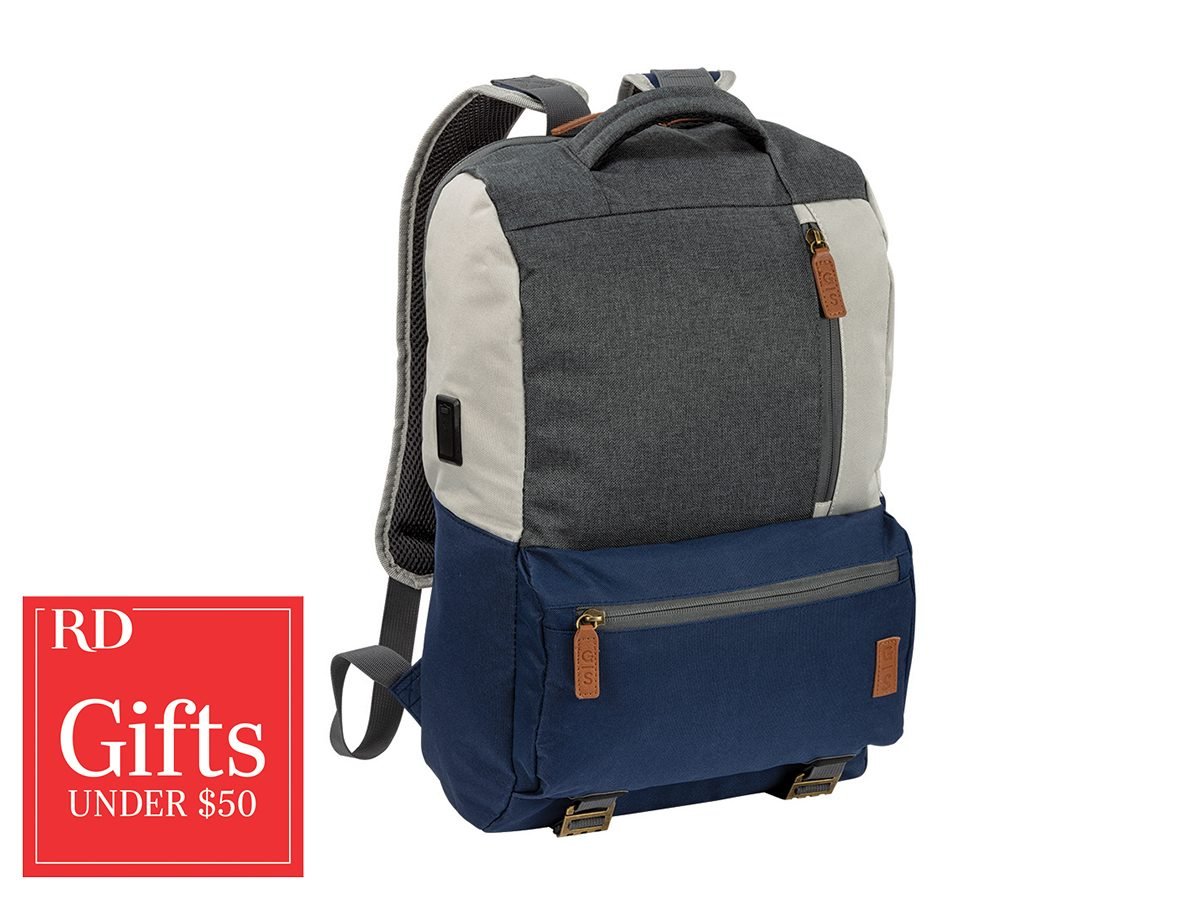 Canadian Gift Guide - Staples USB Charging Backpack