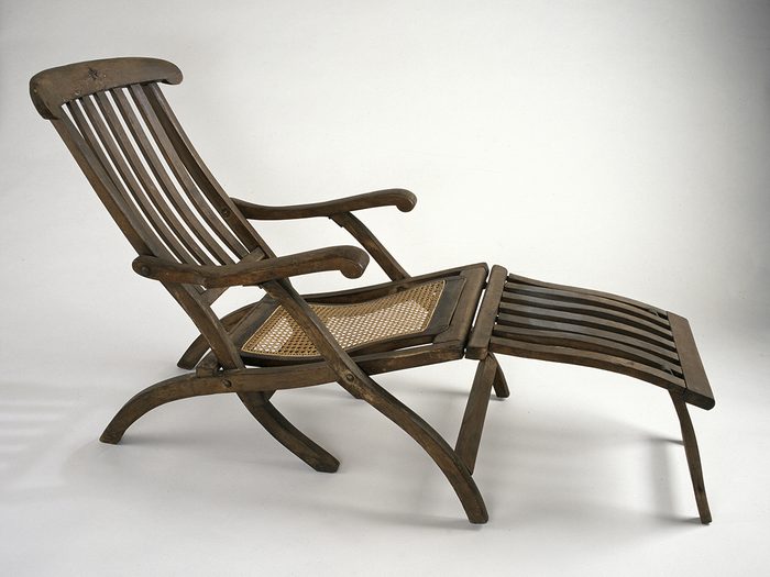 Canadian artifacts - Titanic Deck Chair