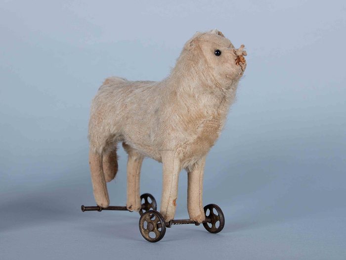 Canadian museums artefacts - Wheelie haunted toy at PEI Museum