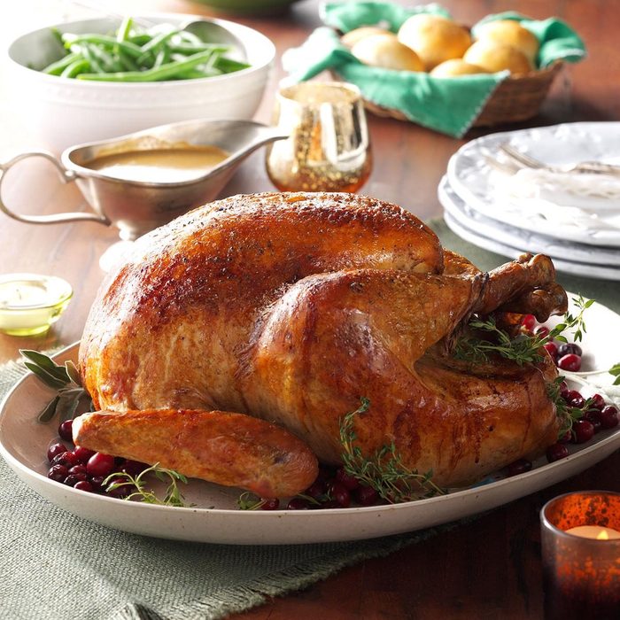 Turkey Recipes for Thanksgiving - Roasted Sage Turkey with Vegetable Gravy