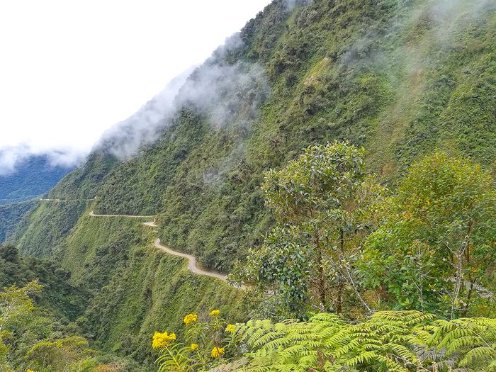 Most dangerous roads in the world - North Yungas Highway, Bolivia
