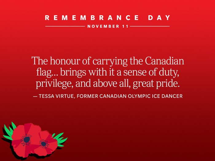 Remembrance Day Quotes - Tessa Virtue