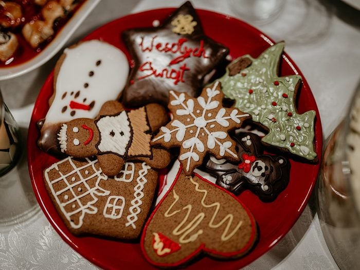 Canadian Christmas facts - gingerbread cookies