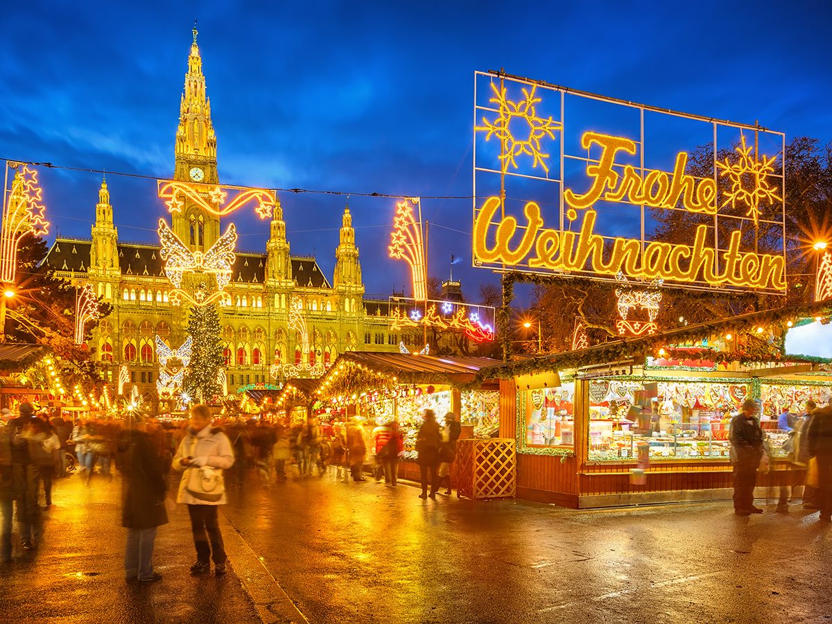 Рождественский город - Вена, Австрия