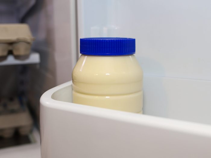 Mayonnaise in fridge