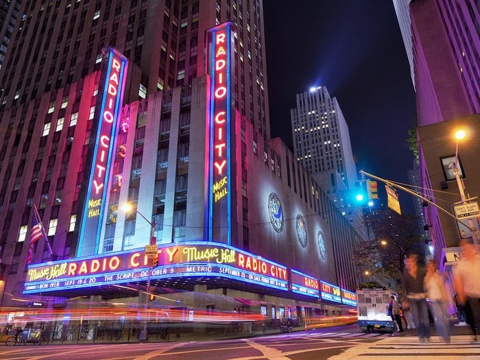 New York City filming locations - Radio City Music Hall