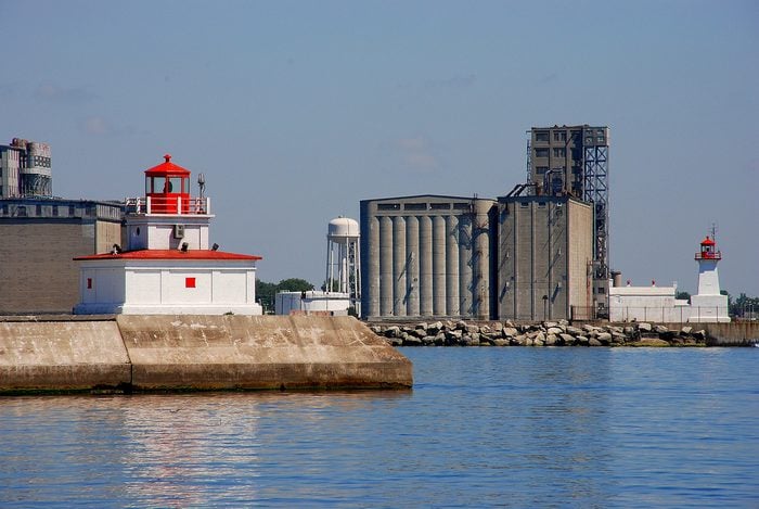 Two Lighthouses on the Welland Canal