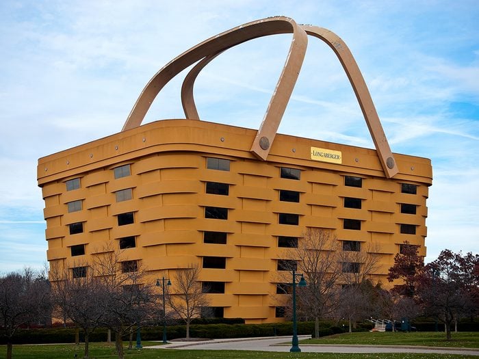 Unique architecture - Longaberger Basket Building - Newark, Ohio