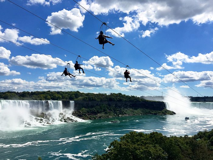 Unique things to do in Niagara Falls zipline
