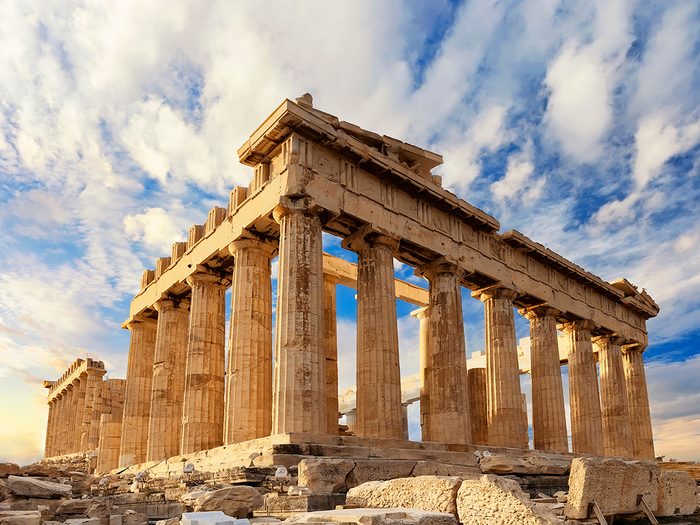 Ancient architecture - Parthenon in Athens, Greece