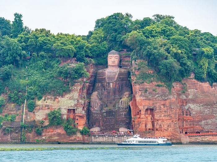 Leshan giant buddha, China
