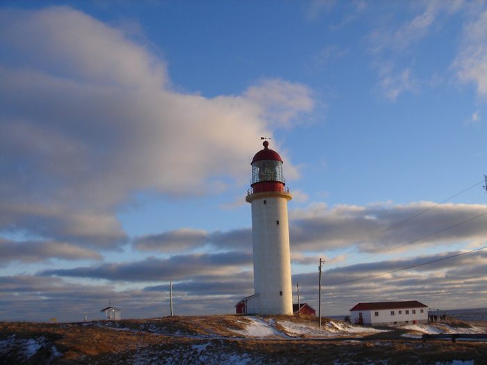 A lighthouse at Cape Race Newfoundland