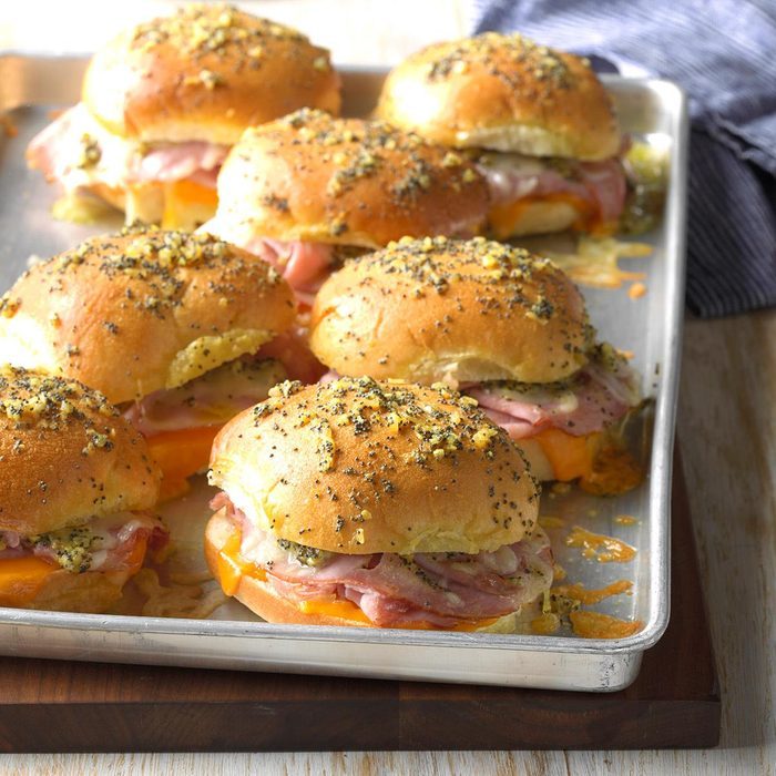 Baked Ham And Colby Sandwiches Feature