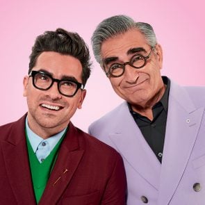 Family jokes - Dan Levy and Eugene Levy - square crop option