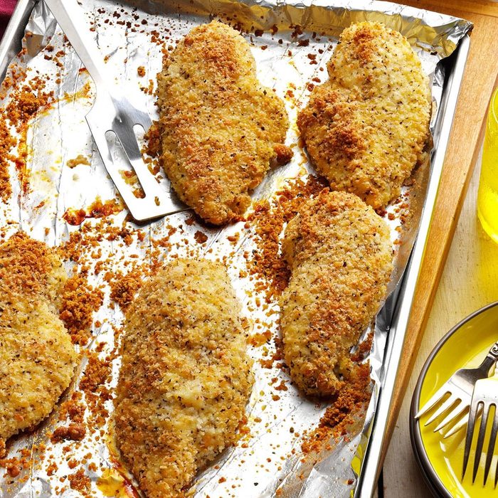 Crunchy Herbed Chicken Breasts