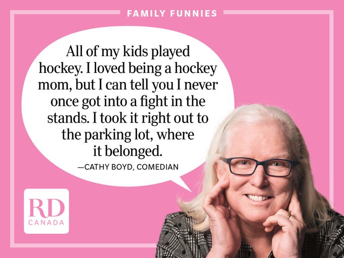 Funny family jokes - Cathy Boyd