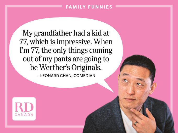 Funny family jokes - Leonard Chan