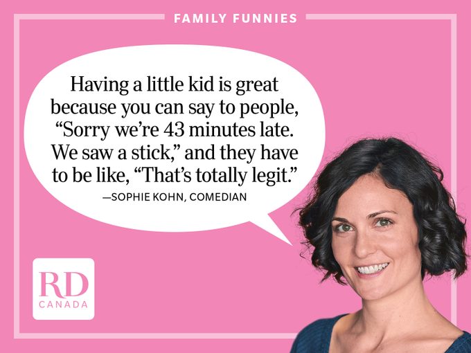 Funny family jokes - Sophie Kohn