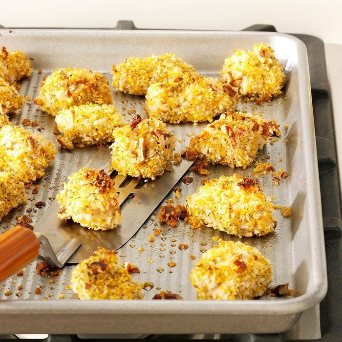 Pecan Crusted Chicken Nuggets Feature