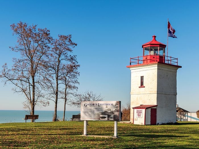 Day trips from London - Goderich Ontario lighthouse