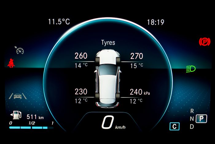 Car features - Tire pressure monitoring system