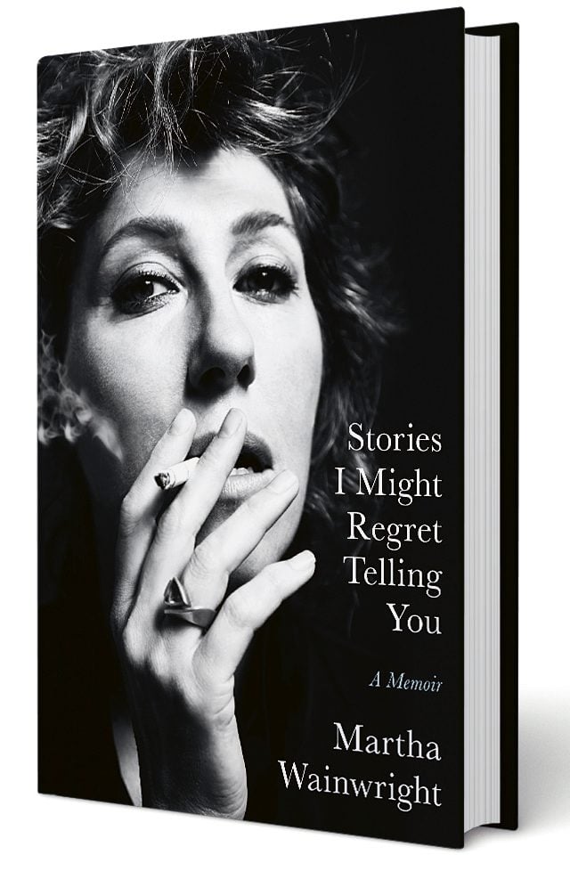 Martha Wainwright -- cover of the author's new book Stories I Might Regret Telling You