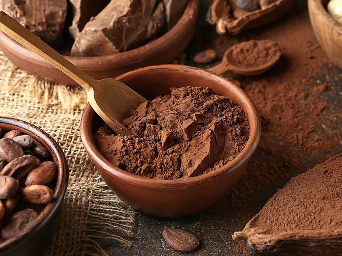 Cocoa powder - coffee sweetener