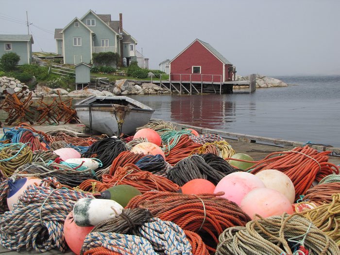 Pictures Of Nova Scotia - Peggy's Cove Ropes