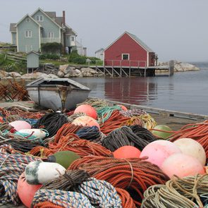 Pictures Of Nova Scotia - Peggy's Cove Ropes